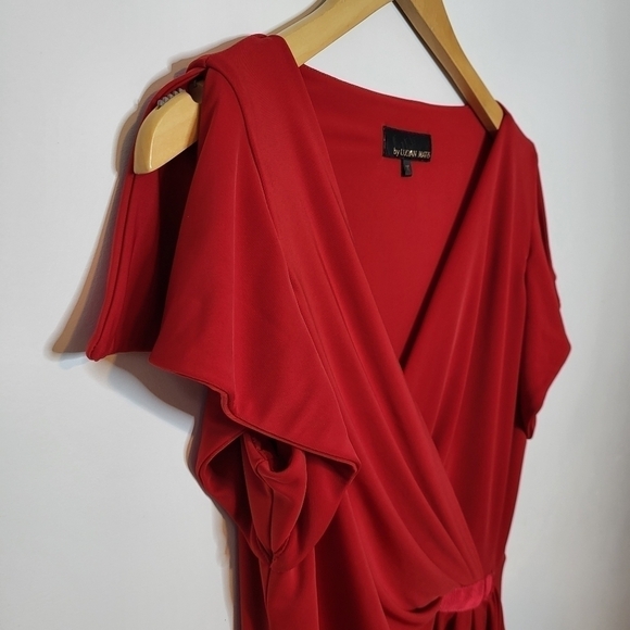 Lucian Matis Red Dress Size M - Picture 2 of 11